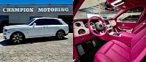 One-of-One Rolls-Royce Cullinan May Be White, But It's Also a Whole Lot of Pink