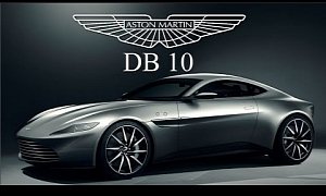 One of the 10 Ever Made Aston Martin DB10s Featured in Spectre Will Go to Auction