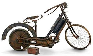 One of the First Motorbikes Ever Up for Grabs