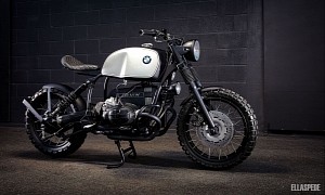 One-Off BMW R 100 R Houses Scrambler Design Elements and Beefy Dual-Purpose Rubber