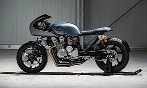 One-Off Honda CB750 Sports Its Handsome Cafe Racer Attire With Sheer Pride