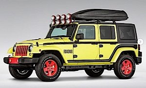 One-Off Jeep Wrangler Super 8 Is a Hotel Room on Wheels