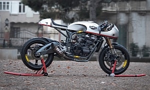 One-Off Kawasaki GPX600R Cafe Racer Combines Retro With Futuristic in Seamless Fashion