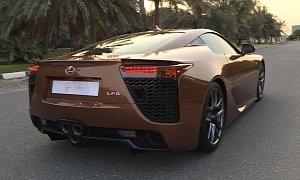 One-Off Lexus LFA Looks Magnificent In Pearl Brown