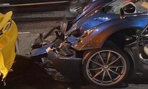 One-Off Pagani Huayra Pearl Damaged in Crash for the Second Time