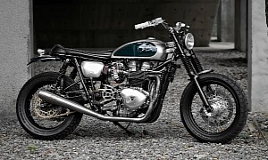 One-Off Triumph Bonneville Street Tracker Is Rather Muted, But It’ll Still Turn Heads