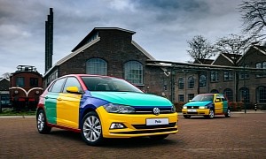 One-Off VW Polo Harlekin Arrives From The Netherlands to Signal It's 1995 Again