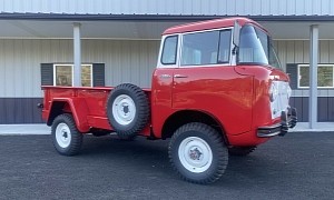 One-Owner 1957 Willys Jeep FC-170 Cab-Over Truck Shows 52,000 Original Miles