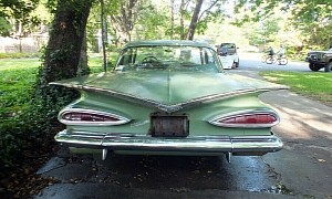 One-Owner 1959 Chevrolet Bel Air Is Original and Unrestored, Sitting for Decades