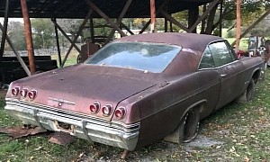 One-Owner 1965 Chevrolet Impala SS Left to Rot Outside Is Somehow Still Complete