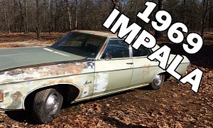 One-Owner 1969 Chevrolet Impala Spends 33 Years in Storage, 396 Still Running
