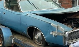 One-Owner 1971 Dodge Charger Barn Find Needs Scotch Tape to Stay in One Piece