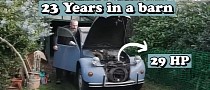One-Owner Citroen 2CV Leaves the Barn After 23 Years, 2-Cyl Boxer Comes Back to Life