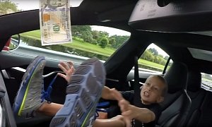 One Tesla, One Cool Dad, One $100 Bill and One Kid Who Really Wants It