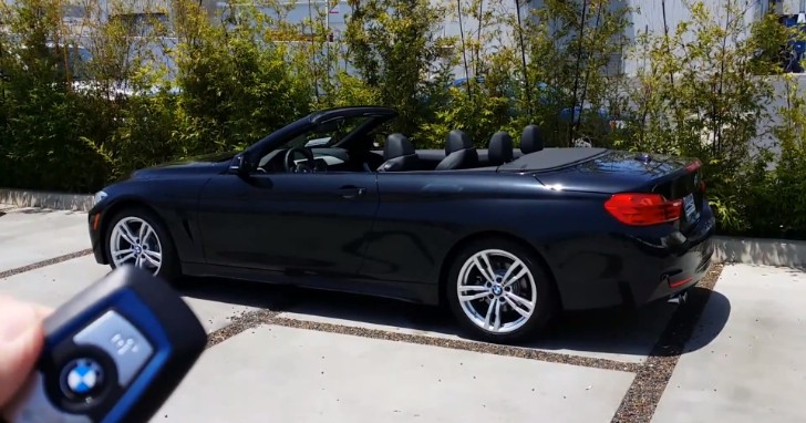 One Touch BMW 4 Series Convertible Open/Close top operation