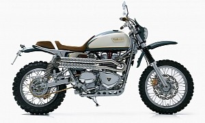 Ongaku Is a Modern Triumph Scrambler With Old-School Desert Sled Vibes