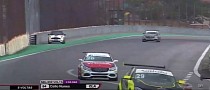Oops: Woman Drives MINI Cooper Onto Live Mercedes Race Track