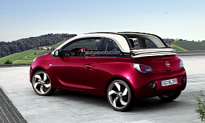 Opel Adam Convertible Rendering Released