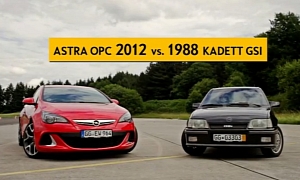 Opel Astra OPC vs 1988 Kadett GSI: Legend and New Boy