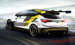Opel Astra TCR Racecar Coming to Frankfurt, All We Get For Now Is Renderings