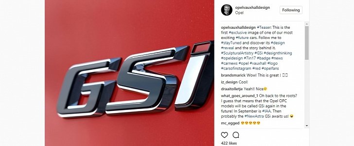 Opel GSi teaser