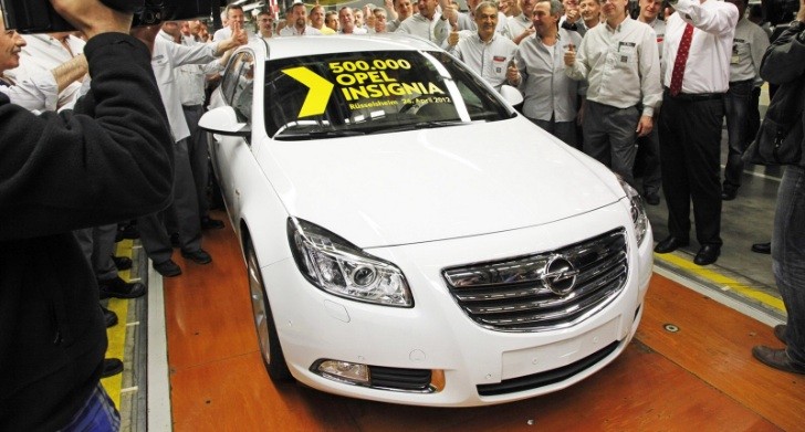 Opel Insignia production landmark