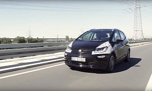 Opel CEO and GM President Drive the Ampera-e, Struggle to Sound Excited