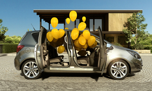 Opel Creates First 3D Auto Ad for Meriva