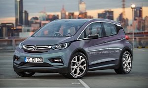 Opel Electric Vehicle Rendered Based on Chevy Bolt As GM Commits to Greener Cars