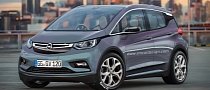 Opel Electric Vehicle Rendered Based on Chevy Bolt As GM Commits to Greener Cars