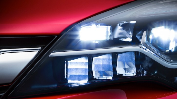 Opel IntelliLux LED Matrix headlights for 2015 Opel Astra K