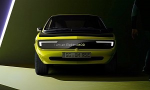 Opel Manta GSe ElektroMOD Shows Its Face and Communication Skills