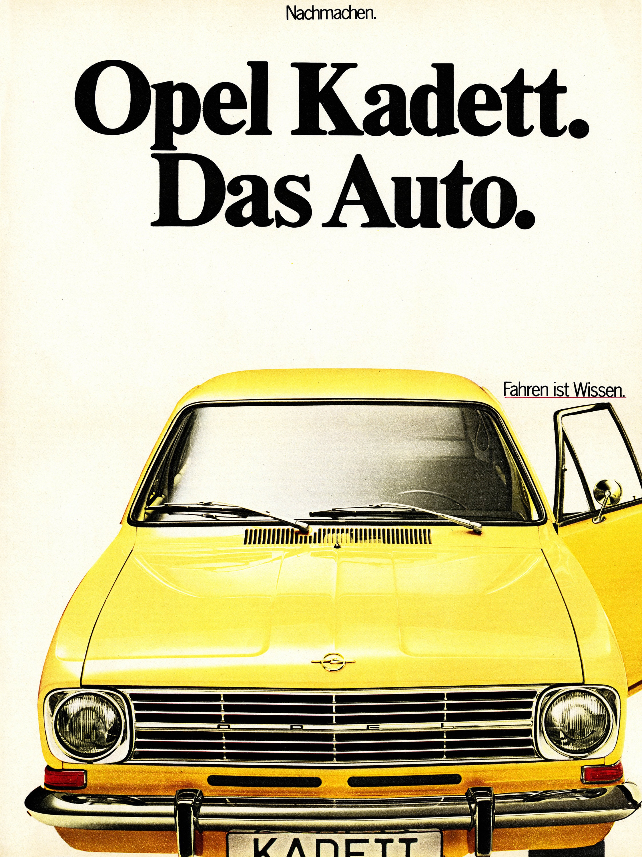 Opel Pokes VW and “Das Auto” Slogan By Celebrating the Kadett B