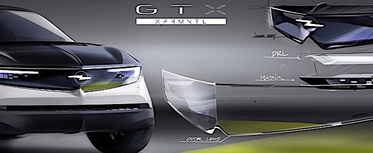 Opel GT X Experimental concept to transfer front end to production cars