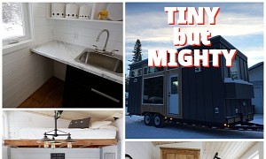 Open-Plan, Teeny Tiny Home Packs a Serious Punch With Modular Furniture and Clever Design
