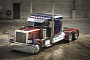 Optimus Prime Peterbilt Truck Bought at Auction by Rick Hendrick