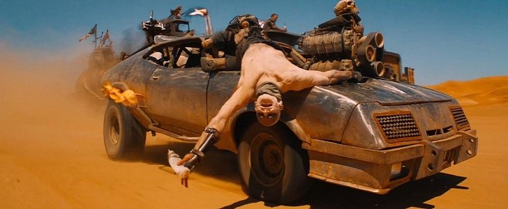 Immortan Joe's War Boys in Mad Max: Fury Road
