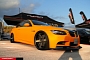 Orange BMW E92 M3 Rides on Hyper Forged Wheels
