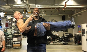 Orange County Choppers Builds 7' Bike for Shaquille O'Neal