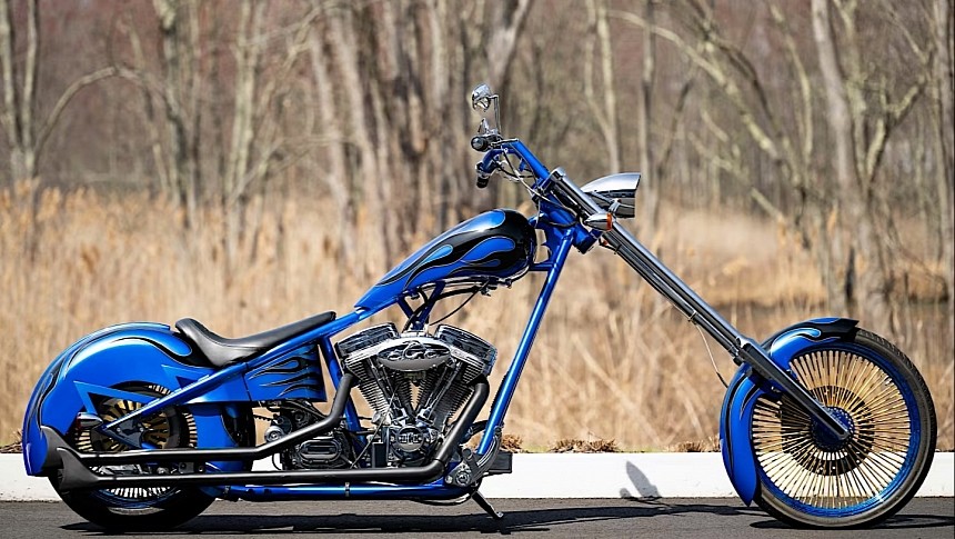 Orange County Choppers motorcycle made for Spins Bowl