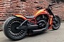 Orange on This Harley-Davidson V-Rod Can’t Hold a Candle to the Custom Wheels