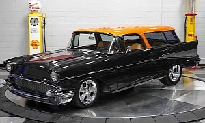 Orange-Roof 1957 Chevrolet Nomad Is Rare Enough to Cost $150K