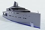 Origami Yacht Support Vessel Can Carry Tenders, a Helicopter, and Even a Submarine