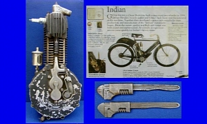 Original 1909 Indian Engine Under the Hammer