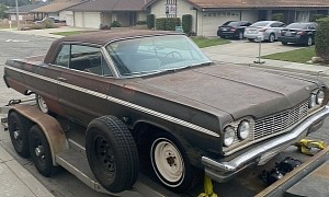 Original 1964 Chevrolet Impala Was Once Blue, Now It’s All Rusty