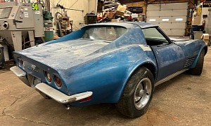 Original 1971 Chevrolet Corvette Looks Hungry for Glory, Last on the Road 30 Years Ago