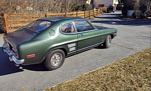 Original 1971 Mercury Capri Parked in a Barn in New Jersey Needs Minor TLC