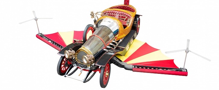 The Chitty Chitty Bang Bang car from the 2005 Broadway play is selling at auction