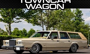 Original Lincoln Town Car Turns Into the 1980s Luxury Wagon That Never Existed