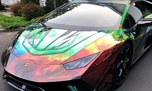 Orion Lamborghini Huracan Performante Brings the Full Rainbow
